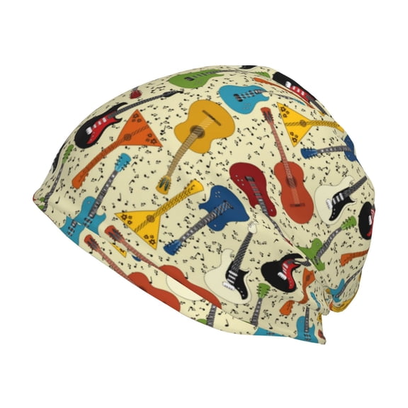 KLL Different Kind Of Guitars Winter Fall Beanie Knit Hats for Men & Women - Warm & Soft Stylish Toboggan Caps for Cold Weather