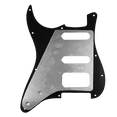 thumbnail image 3 of LOOKSEVEN 11-Hole HSS Strat Pickguard with Screws for Modern Player 3-Screw Humbucker Guitar-Brown Tortoise, 3 of 4
