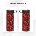 thumbnail image 3 of Goofa Tomatoes And Chili for Insulated Kettle 18oz Water Bottle Insulated Tumbler with Handle & Flip Straw - Fits in Cup Holder, Leak Resistant Tumbler, 3 of 8