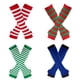 thumbnail image 1 of De Calentadores De Brazos Navideños De Punto Guantes Largos Sin Dedos Guantes Elásticos Con Orificio Para El Pulgar Guantes De Protección Solar Para Deportes Al Aire Libre 4 Pares Speravity HA039240-00, 1 of 6
