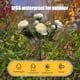 thumbnail image 5 of Luces solares para jardín con forma de camelia, 7 capullos realistas, luces LED de color blanco cálido, estacas metálicas impermeables, ideales para terrazas y jardines, lámpara de pie de plástico., 5 of 6