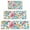 Pioneer Flower Floral-2, variant on Pioneer Flower Floral Print Pattern Kitchen Rugs Sets Of 3,Kitchen Runner Rugs Non Skid Washable,Decorative Kitchen Floor Mats for Kitchen,Sink,Laundry,17"x30"+ 17"x47" + 17"x59"