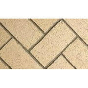 Superior F0356 Full Herringbone Masonry Fireplace, Ivory