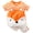 12# Fox Orange, variant on HWJAD Baby Girls Boys Rompers Short Sleeve Cotton Toddler Giraffe Zebra Jumpsuit Summer Baby Clothes One-Piece Outfit