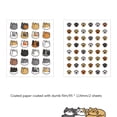 thumbnail image 2 of 2 hojas de pegatinas de material creativas DIY Kawaii Cat Craft Stickers (estilo D) Likrtyny Libre de BPA, 2 of 5