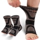 thumbnail image 1 of 2pack Copper Ankle Brace, Copper Infused Ankle Support Compression Sleeve For Foot Pain Relief, Sprained AnkleSmall, 1 of 5