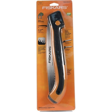 390470-1002 Power Tooth Soft Grip Folding Saw, 10-Inch, Ideal for cutting thick branches By