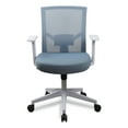 thumbnail image 3 of Workspace by Alera Mesh Back Fabric Task Chair, Supports Up to 275 lb, Seafoam Blue, 3 of 5