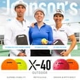 thumbnail image 6 of Franklin Sports Pickleball Paddle + Ball Set - Decimator 2 Player Outdoor Pickleball Paddles + Pickleballs Set - 2 Carbon Fiber Paddles + 4 X-40 Outdoor Pickleballs - USA Pickleball Approved - Orange, 6 of 8