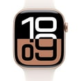 thumbnail image 2 of Apple Watch Series 10 GPS 42mm Rose Gold Aluminum Case with Light Blush Sport Band - M/L, 2 of 10