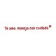 thumbnail image 1 of Te Amo Conducir Pegatina Espejo Seguro Español Inspirador Mensaje Decal Vinilo Pegatina Impermeable para Coche Portátil Ventana Cuaderno, 1 of 6