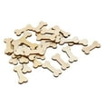thumbnail image 6 of GETAJGHSD 50Pcs Craft Bones Beige Hand-painted Ornaments to Decorate for Kids, 6 of 7