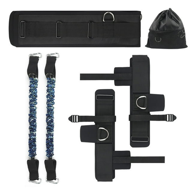 Vertical Jump Trainer Leg Strength Resistance Bands Set for Basketball