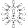 thumbnail image 1 of 100 ganchos giratorios de acero inoxidable para llavero, ganchos giratorios, ganchos para llavero, cordón, joyería, suministros de manualidades, 1 of 1