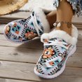 thumbnail image 3 of ZHAOCHENG LoveushoesLDAMB Zapatos planos de algodón de corte bajo para mujer para invierno, 3 of 3