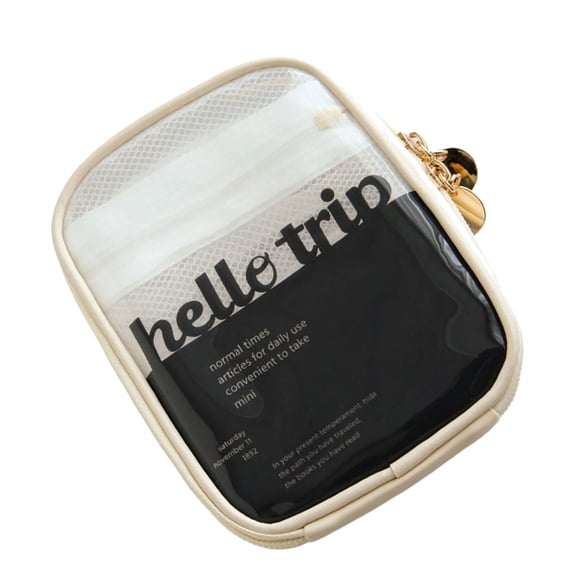 Travel Toiletry Set with Clear Designs and Multi Layered Compartments for Efficient Packing and Storage