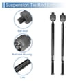 thumbnail image 6 of Unique Bargains 2pcs Front Inner Tie Rod Ends Kit Suspension Steering Tie Rod End for Ram 1500 2013-2018 Drag Link, 6 of 6