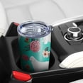 thumbnail image 5 of 20 Oz Great Pyrenees Dog and Flower Coffee Tumbler Double Wall Insulated Stainless Steel Water Bottle | Metal Reusable Thermoses Flask with Cup Cap | Leak & Sweat Proof with Anti-Dust Lid, 5 of 7