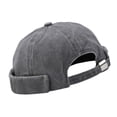 thumbnail image 4 of Moda Beanie Hat Verano Otoño Rolled Cuff Streetwear Hat Docker Hat Grey Sunnimix Sombrero de Beanie, 4 of 8
