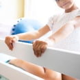 thumbnail image 5 of Max & Lily Solid wood L-Shaped Bunk Bed, Twin over Full with Bookcase for Kids, White, 5 of 13