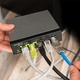 thumbnail image 4 of Ensemble de Connecteurs Réseau RJ45 Lot de 16 Connecteurs Réseau Cat6A RJ-45 - Câbles Ethernet Blindés Cat 6A Bouchons de Décharge, 4 of 6