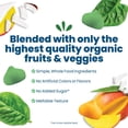 thumbnail image 3 of Amara Organic Smoothie Melts, Mighty Sweet Greens, Baby & Toddler Snacks, No Added Sugar, Stage 2, 1 oz Bag, 3 of 7
