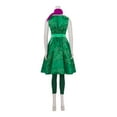 thumbnail image 4 of Elegant Green Dress Accessories Full Set of Female Halloween Party Costumes, 4 of 6