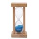 thumbnail image 2 of Reloj de arena con marco de madera de 5 minutos, reloj de arena, temporizador, decoración del hogar, regalo Azul, 2 of 9