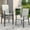 Grey White, variant on Poteban Patio Swivel Chairs Set of 2, Outdoor Dining Chairs with Deep Seat Cushion, All Weather Swivel Rocker Chairs with Hand-Painted Metal Frame, for Backyard Deck (Khaki)