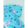 thumbnail image 6 of Bagilaanoe Toddler Baby Boys One-Piece Swimsuit Print Short Sleeve Zipper Rashguard Swimwear 3M 6M 12M 2T 3T Kids Jumpsuit Bathing Suit, 6 of 8