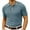 Light Blue, variant on Men's Business Casual Henley Shirts Knitwear Woolen Shirt with Pocket and Solid Color for a Sophisticated Short Sleeve Look Blue