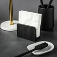 thumbnail image 4 of Thyme & Table 6" Ceramic Napkin Holder, Black, 4 of 5