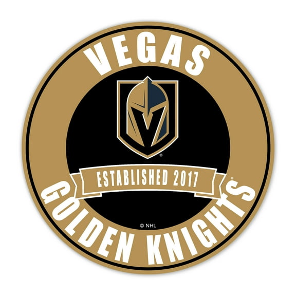 Vegas Golden Knights 24" Circle with Banner