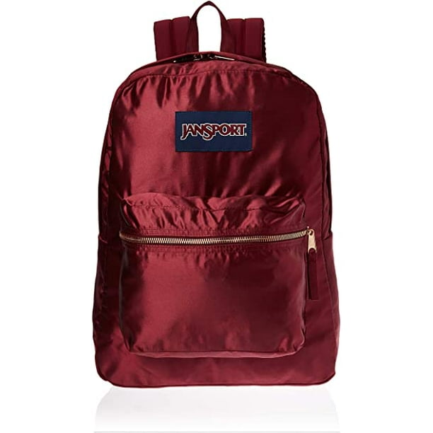 JanSport JANSPORT High Stakes Backpack Russet Red/Rose Gold