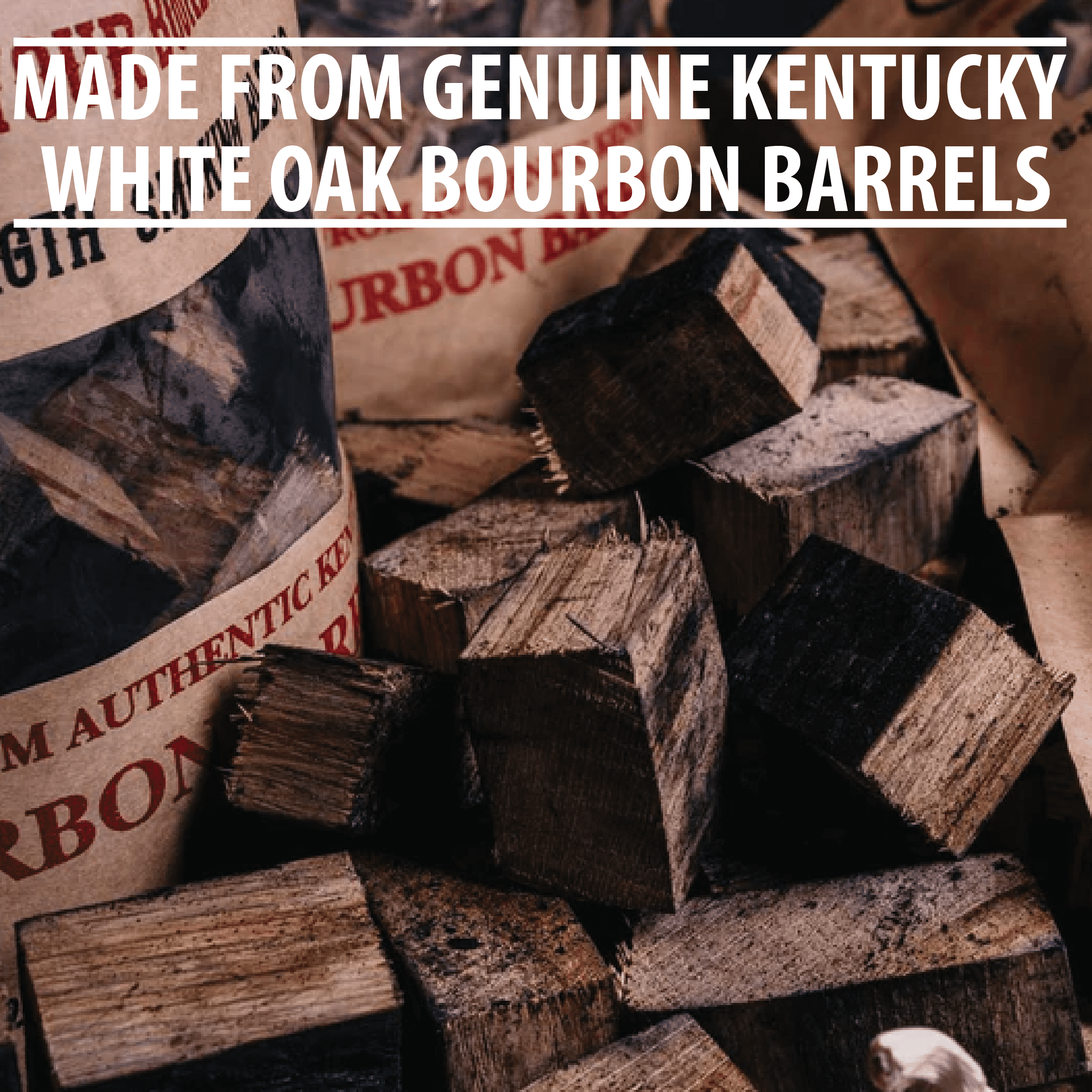Barrel Proof Bourbon Barrel Blocks Wood Chunks