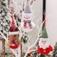 thumbnail image 2 of Christmas Santa Claus Ornaments Tree Diy Plush Hanging Pendants Xmas Elk Bear Snowman Decoration for Festive Holiday Party Decor, 2 of 5