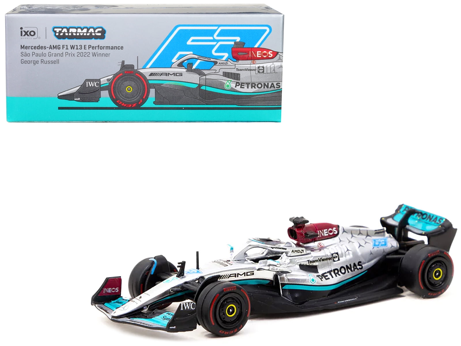 PMA ミニチャンプス 1/43 メルセデスF1 W10 アメリカGP ワールド