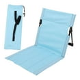 thumbnail image 4 of S SERENABLE Folding Camping Backrest Floor Seat for Trekking Sporting Events Backpacking Light Blue, 4 of 9
