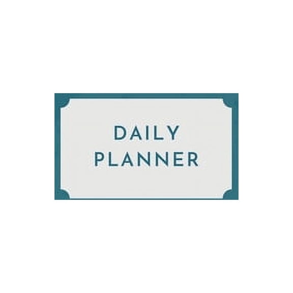 3-Month Planner: Blank Daily Planner and Organizer to Help You Plan Your Day, (Paperback)