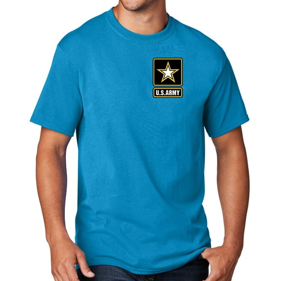 Men's United States Army T-shirt, 2XL Sapphire Blue