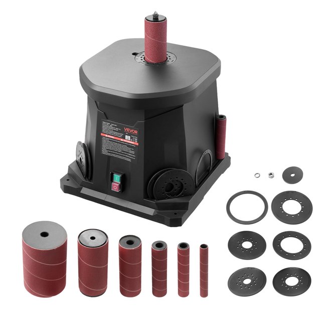 Lijadora de husillo oscilante VEVOR 2000 RPM con 6 manguitos