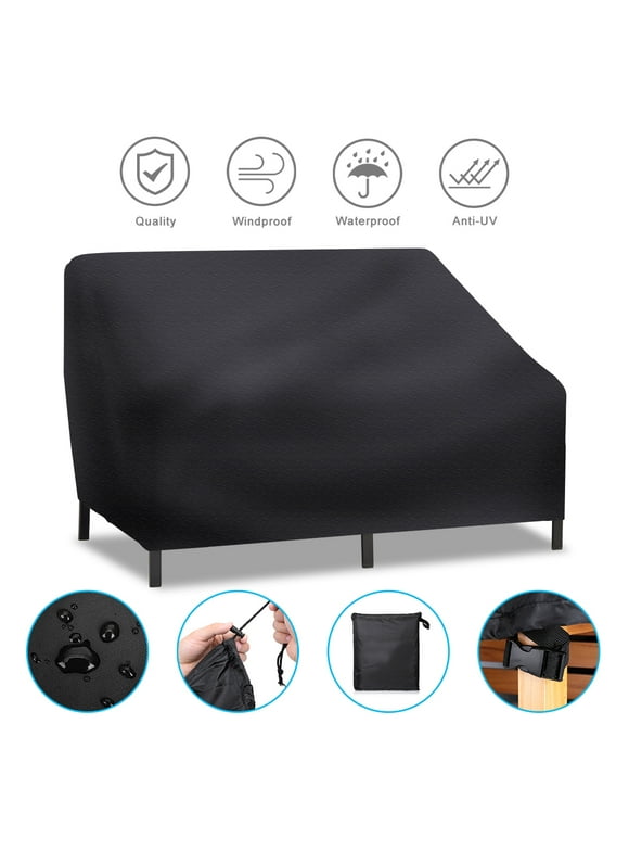 Patio Chair Cover Outdoor Furniture Covers 420D Oxford Waterproof Patio Sofa Loveseat Cover 54*38*29 inches Anti-UV Dust-Resistant
