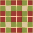 thumbnail image 1 of Ahgly Company Machine Washable Indoor Square Transitional Green Area Rugs, 7' Square, 1 of 7