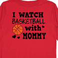 thumbnail image 4 of Inktastic I Watch Basketball with Mommy Boys Long Sleeve Toddler T-Shirt, 4 of 5
