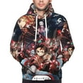 thumbnail image 6 of Demon Slayer Trendy Cartoon Men'S Fleece Hooded Hoodie, hoodies for women men with pockets,Fall Fashion 2025 Pullover Sweaters Winter Clothes, 6 of 9