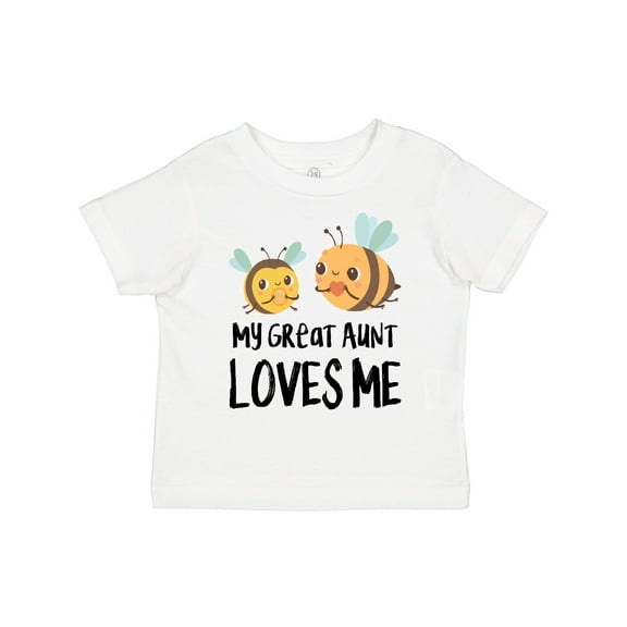 Inktastic Bees My Great Aunt Loves Me Boys or Girls Toddler T-Shirt