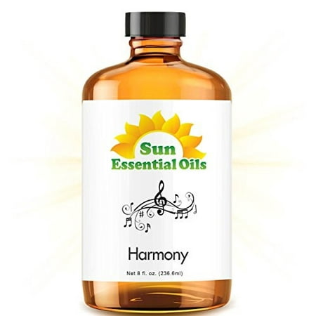 Harmony Blend Huge 8oz Best Essential Oil Sandalwood, French Lavender, Frankincense, Sage, Orange, Lemon,