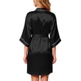 thumbnail image 5 of JOANKDMI Girls Satin Robe Silky Kimono Bathrobe for Kids Sleepwear Soft Nightgown Spa Robes with Tie Belt Loungewear Outfits for Flower Girl Wedding Birthday Party Nightwear, 5 of 8
