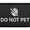 Do Not Pet - Badge, variant on Ask to Pet - Badge - Removable Patch