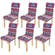 thumbnail image 1 of Funda protectora ABPHQTO para silla con estampado Tribal de arte africano juego de 6, 1 of 4